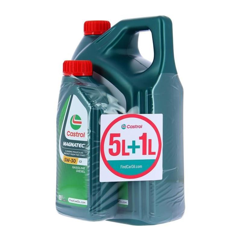 Huile Moteur CASTROL MAGNATEC 5W-30 C2 5L+1L - Performances exceptionnelles