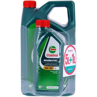 Huile Moteur CASTROL MAGNATEC 5W-30 C2 5L+1L - Performances exceptionnelles