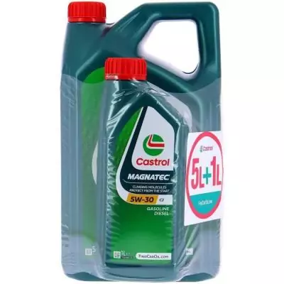 Huile Moteur CASTROL MAGNATEC 5W-30 C2 5L+1L - Performances exceptionnelles