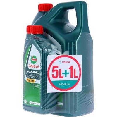 Huile Moteur CASTROL MAGNATEC 5W-30 C2 5L+1L - Performances exceptionnelles