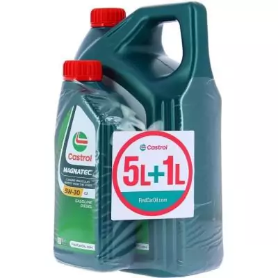 Huile Moteur CASTROL MAGNATEC 5W-30 C2 5L+1L - Performances exceptionnelles