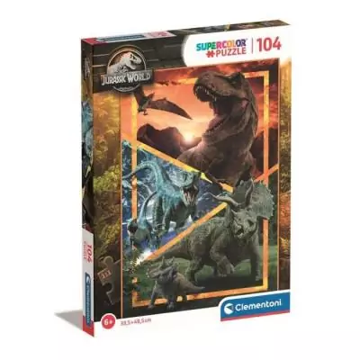 Puzzle CLEMENTONI - 104 pièces Super - Jurassic World
