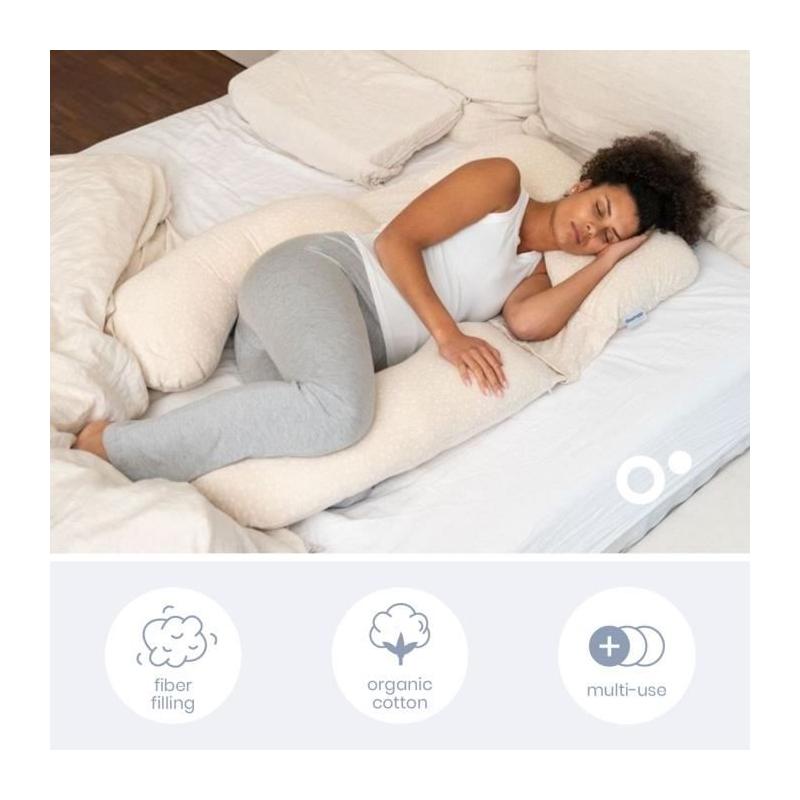 Coussin de Grossesse et d'Allaitement Maxxy XXL - Confort Ultra - Beige