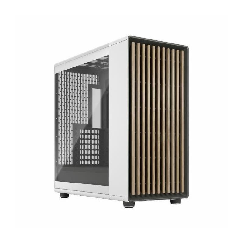 Boîtier PC Design Élégant en Bois et Alliage - FRACTAL DESIGN North XL WhiteTG