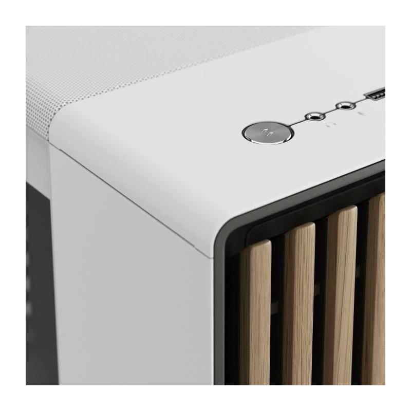 Boîtier PC Design Élégant en Bois et Alliage - FRACTAL DESIGN North XL WhiteTG