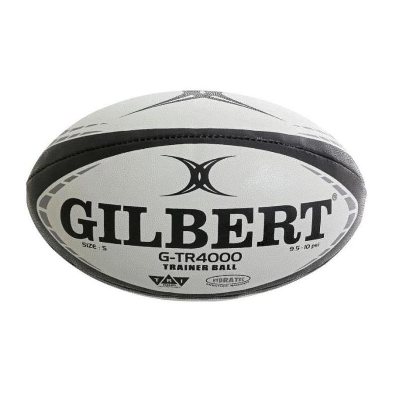 Ballon de rugby GILBERT G-TR4000 - Taille 5 - Homme - Noir