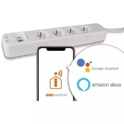 Multiprise connectée intelligente - SmartPlug Strip - SCS SENTINEL