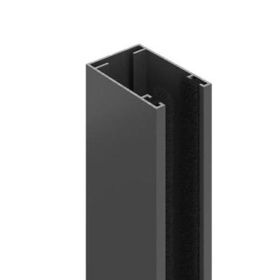 Moustiquaire fenêtre L125xH145 cm gris anthracite