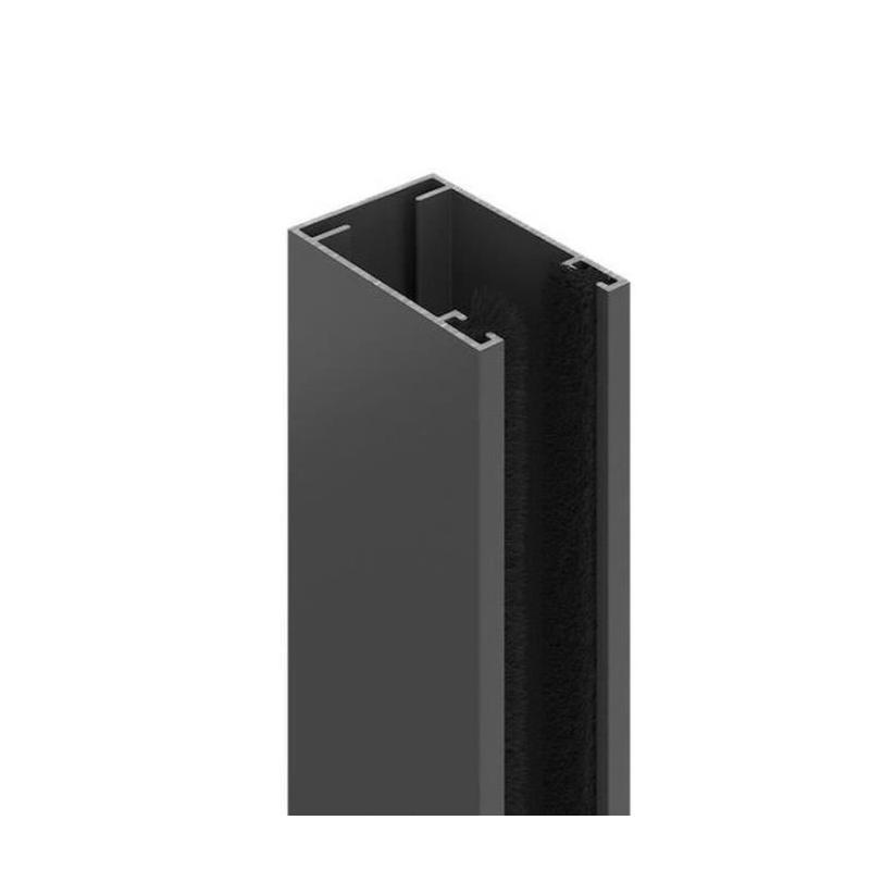 Moustiquaire fenêtre L125xH145 cm gris anthracite