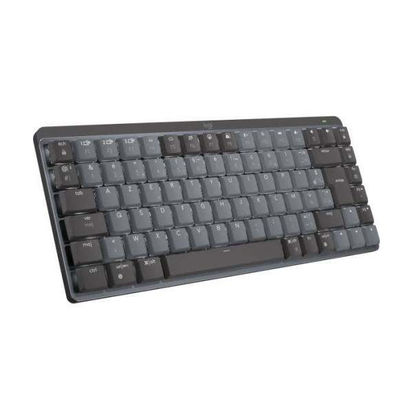 Clavier Logitech MX MECHANICAL - Clavier mecanique sans fil retroeclaire - Connexion Bluetooth ou avec recepteur Logi Bolt