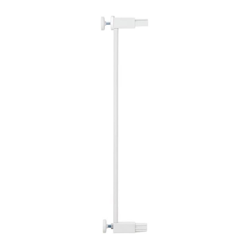 Extension de barrière de sécurité 7 cm Blanc Métal: compact et efficace