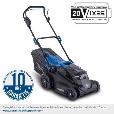 Tondeuse sans fil BC-MP380-X - coupe 38cm + mulching + ramassage