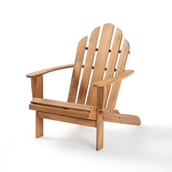 Fauteuil de jardin pliable en bois d'Acacia FSC - 72,5 x 89,5 x H.94 cm