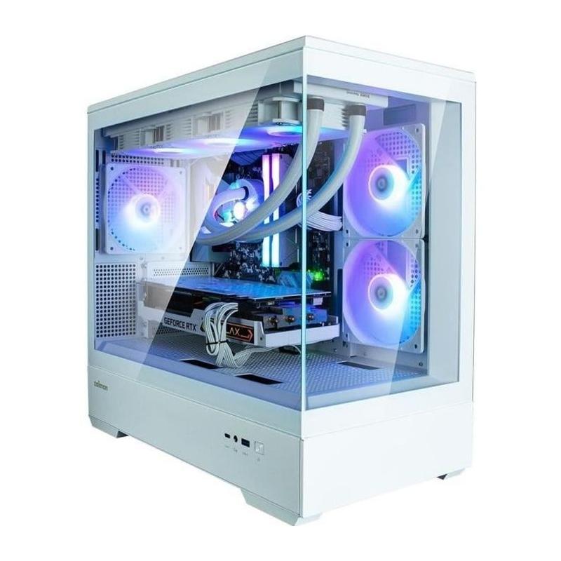 Boitier PC ZALMAN P30 Blanc - Mini tour Micro-ATX LED A-RGB
