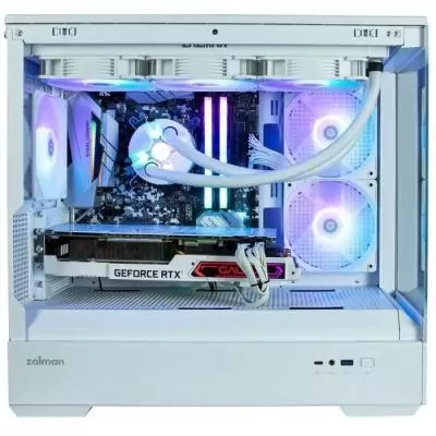 Boitier PC ZALMAN P30 Blanc - Mini tour Micro-ATX LED A-RGB