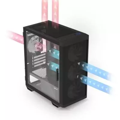 Boitier PC ZALMAN M4 ARGB (Noir) - Moyen tour M-ATX