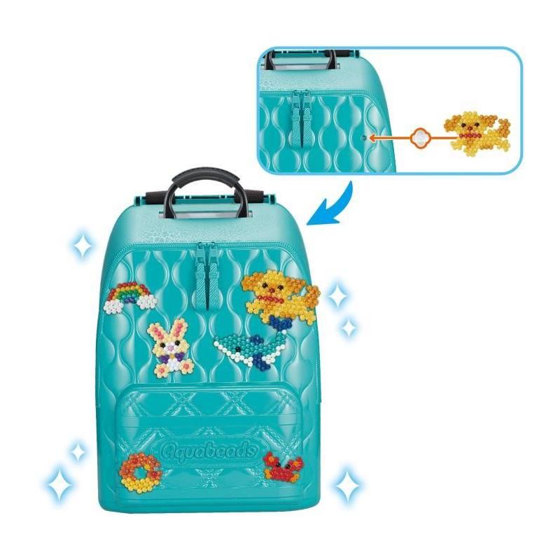 Sac-à-dos créatif DX Aquabeads - Jeu de perles à repasser