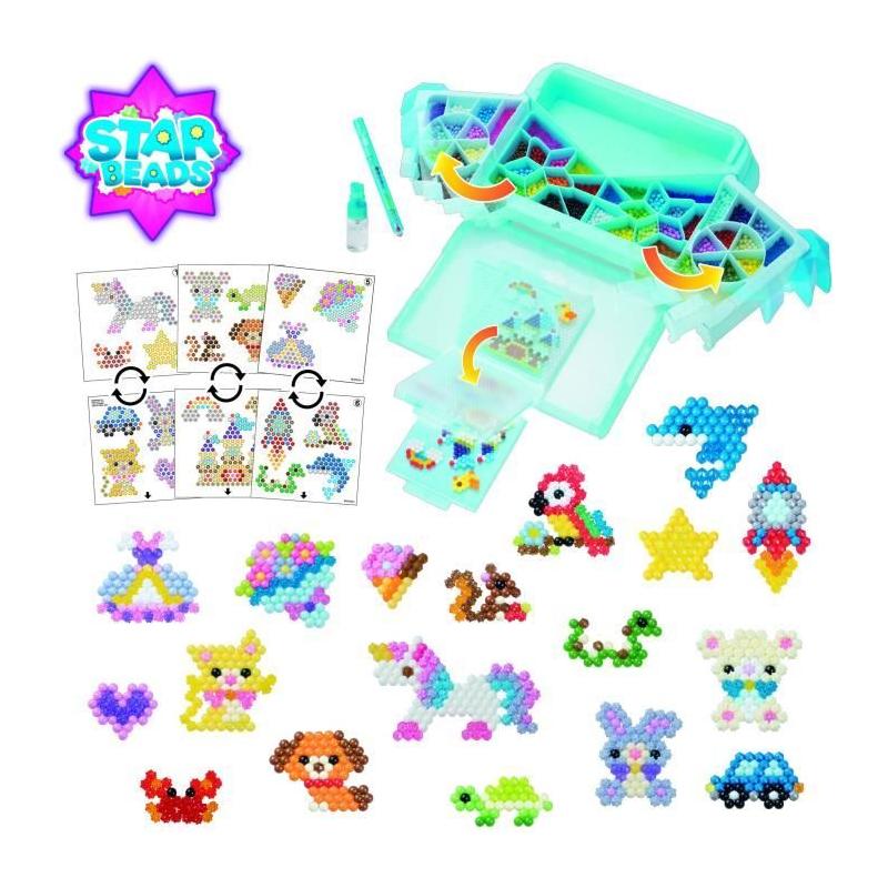 Jouet AQUABEADS - Atelier de création - Perles multicolores/Bleu