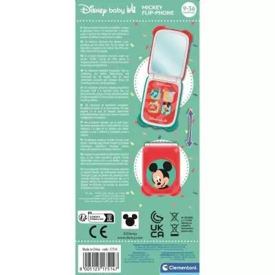 Jouet éducatif - Téléphone à clapet - Mickey Jouet éducatif - Téléphone à clapet - Mickey