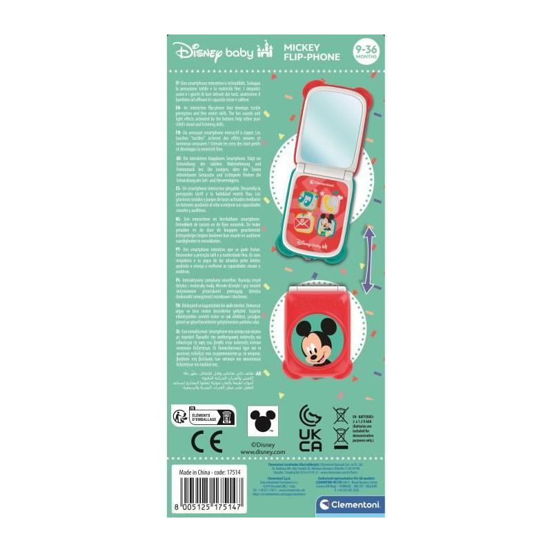 Jouet éducatif - Téléphone à clapet - Mickey