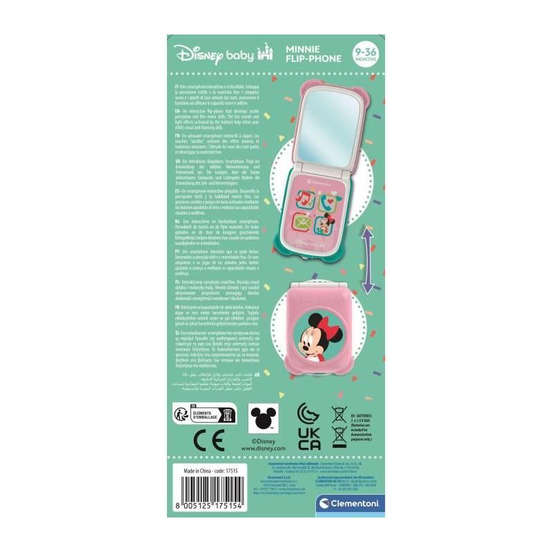 Jouet interactif - Téléphone à clapet Minnie - CLEMENTONI