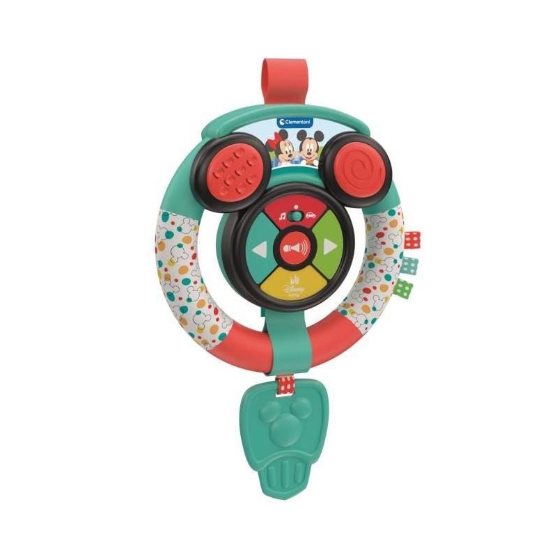 CLEMENTONI - Volant d'activités - Disney - Jouet d'éveil vibrante