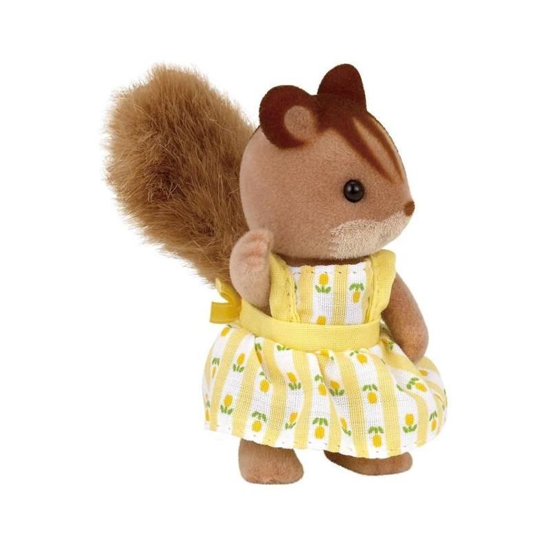 Figurine miniature Famille Écureuil Roux - SYLVANIAN FAMILIES - Idéal pour les enfants dès 3 ans