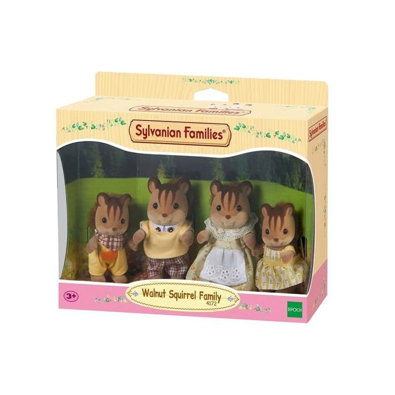 Figurine miniature Famille Écureuil Roux - SYLVANIAN FAMILIES - Idéal pour les enfants dès 3 ans