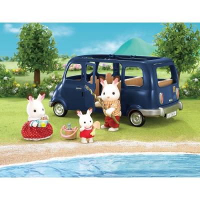 Figurines miniatures Monospace 7 places pour SYLVANIAN FAMILIES