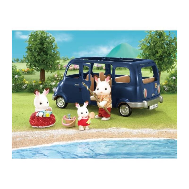 Figurines miniatures Monospace 7 places pour SYLVANIAN FAMILIES