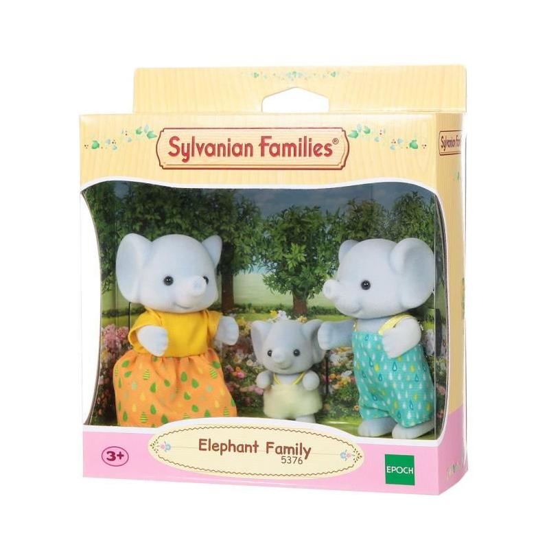 Figurine Miniature: Famille Elephant - SYLVANIAN FAMILIES