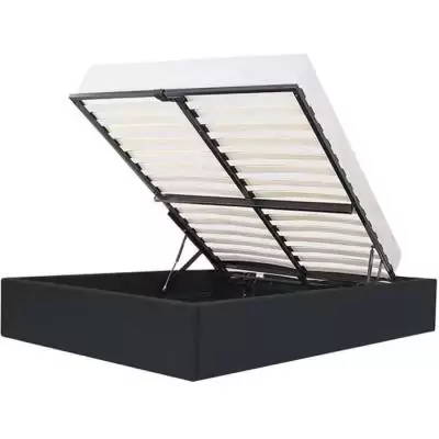 Lit coffre adulte ECLIPSE 140x190 cm - Simili Noir | Bois certifié FSC - Responsable & Pratique