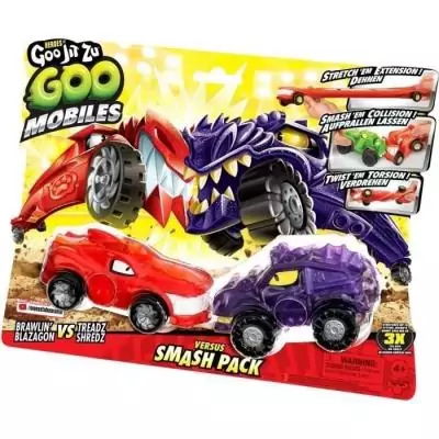 Véhicules miniatures MOOSE TOYS - GOO MOBILES - BLAZAGON VS TREADS SHREDZ