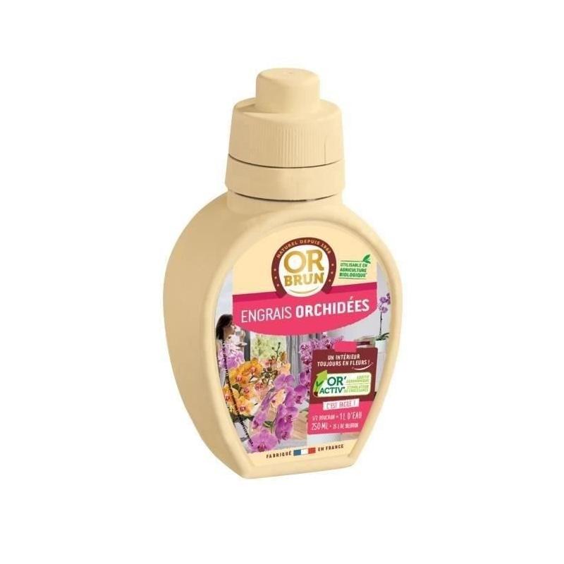 Boostez la croissance de vos orchidées avec l'engrais OR BRUN 250 ml