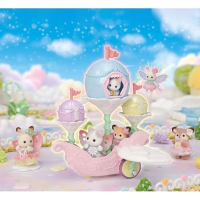 Le bateau floral SYLVANIAN FAMILIES - 5827 : Figurine miniature de rêve