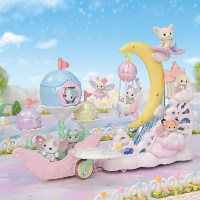 Le bateau floral SYLVANIAN FAMILIES - 5827 : Figurine miniature de rêve
