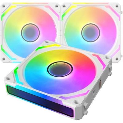 Ventilateurs PC XIGMATEK - Starlink Ultra Arctic (Blanc) - Pack 3x120mm ARGB
