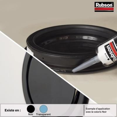 Mastic noir spécial auto-bateaux - 280ml - RUBSON : étanchéité optimale