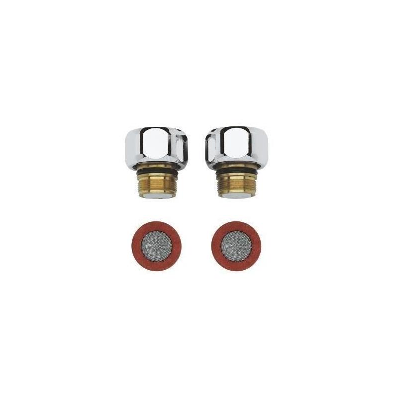 Clapets anti-retours GROHE - Métal chromé - 0,155 kg