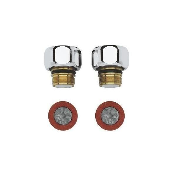 Clapets anti-retours - GROHE - Chromé 47189000 - Métal - 0,155 kg - 5 ans de garantie