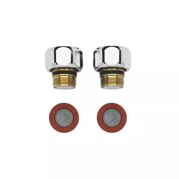 Clapets anti-retours - GROHE - Chromé 47189000 - Métal - 0,155 kg - 5 ans de garantie