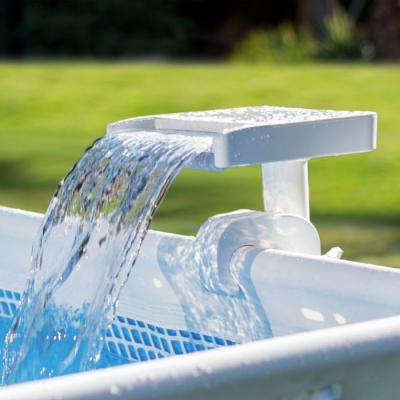 Fontaine cascade LED pour piscine Intex - Effet spectaculaire