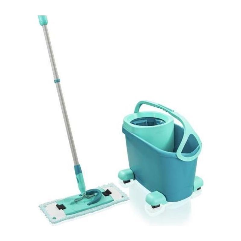 Ensemble balai serpillère avec seau essoreur et roulettes Clean Twist M Ergo Mobile 52121 Leifheit