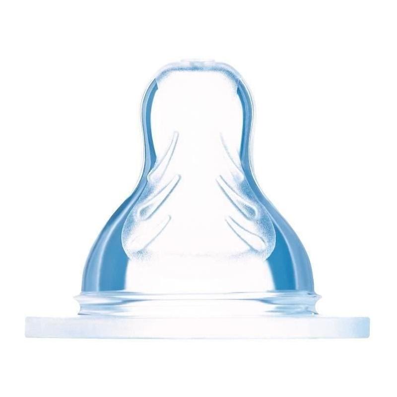 Tétine MAM anatomique en silicone - Débit 3 rapide - Lot de 2