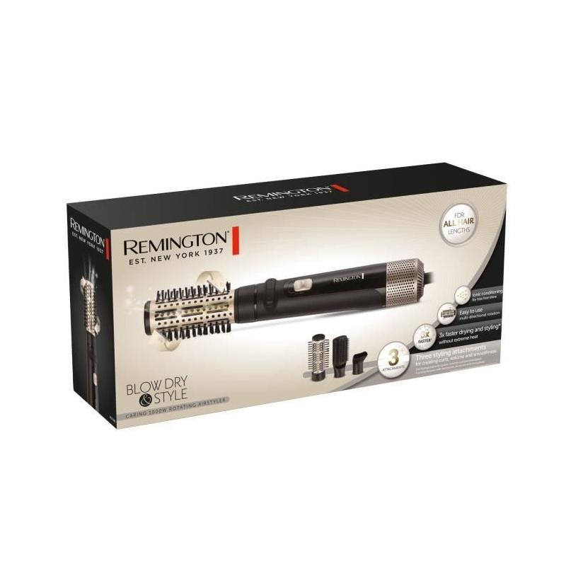 Brosse Soufflante REMINGTON AS7580 R - 1000W - Technologie ionique