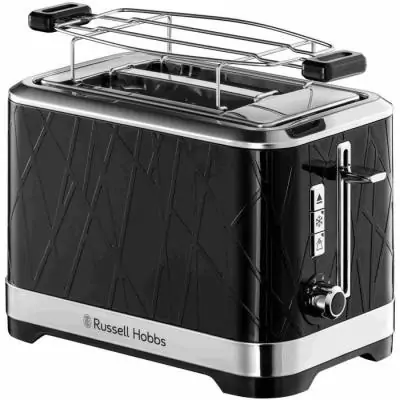 Grille-Pain Russell Hobbs Structure Noir 1500W - Fentes Extra larges