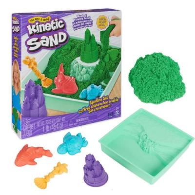 Coffret Château Bac à Sable 454G - Sable Naturel pour Créations Solidement Colorées