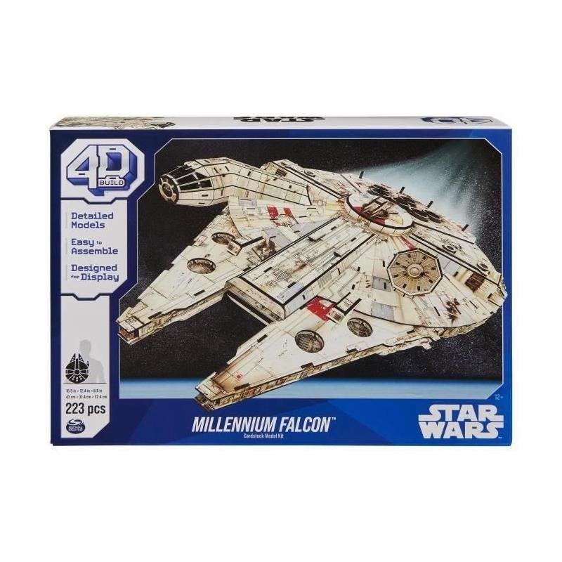 Maquette 4D du Faucon Millenium - Kit de Construction 48 cm