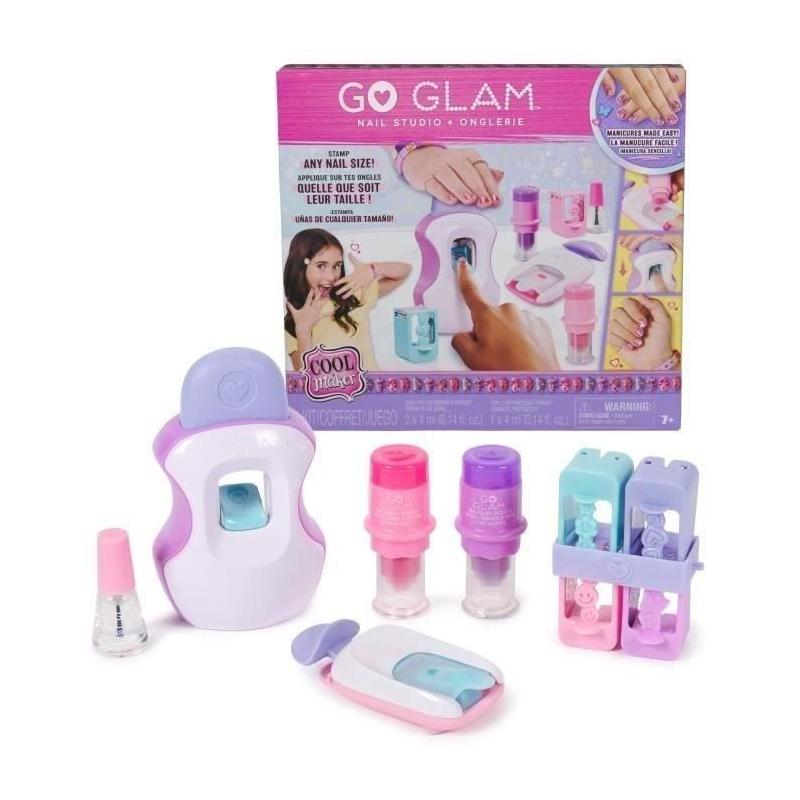 Coffret Go Glam Nail Studio: Créez des ongles étincelants!