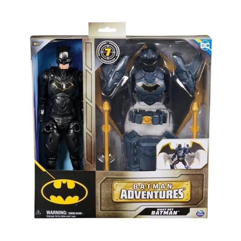 Figurine Batman Adventures 30 cm + Accessoires Aériens - Pack Spin Master